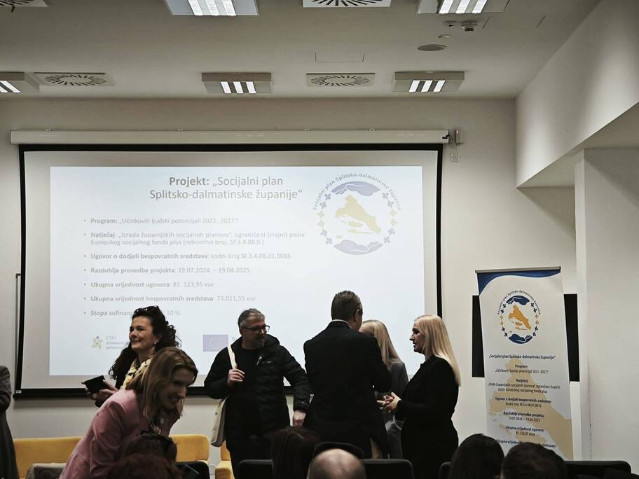 Završna konferencija EU projekta Socijalni plan Splitsko Dalmatinske županije (4) Završna konferencija EU projekta Socijalni plan Splitsko Dalmatinske županije