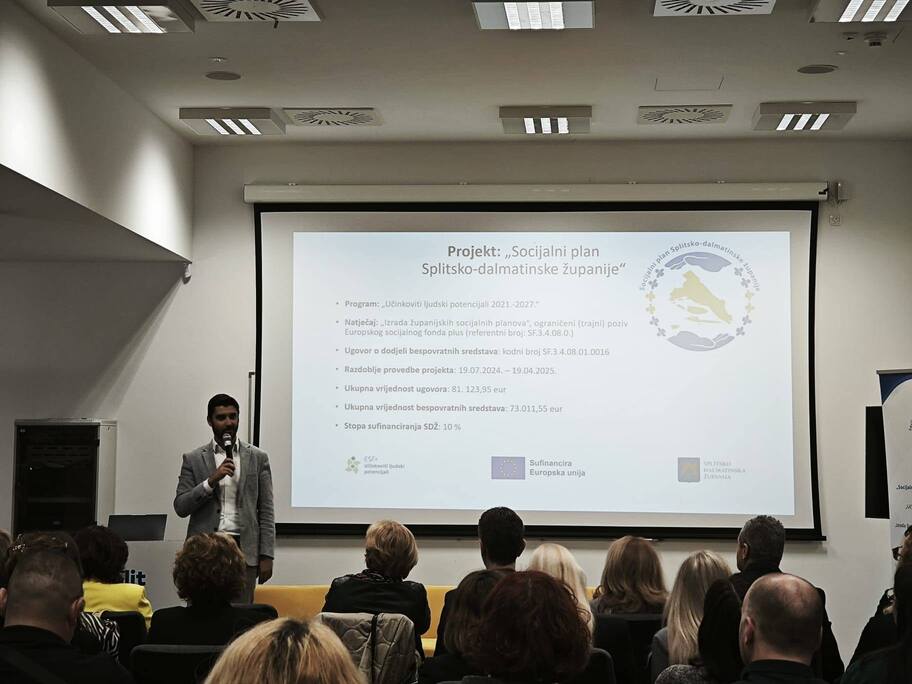 Završna konferencija EU projekta Socijalni plan Splitsko Dalmatinske županije (5) Završna konferencija EU projekta Socijalni plan Splitsko Dalmatinske županije