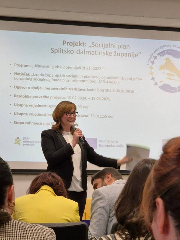 Završna konferencija EU projekta Socijalni plan Splitsko Dalmatinske županije (6) Završna konferencija EU projekta Socijalni plan Splitsko Dalmatinske županije