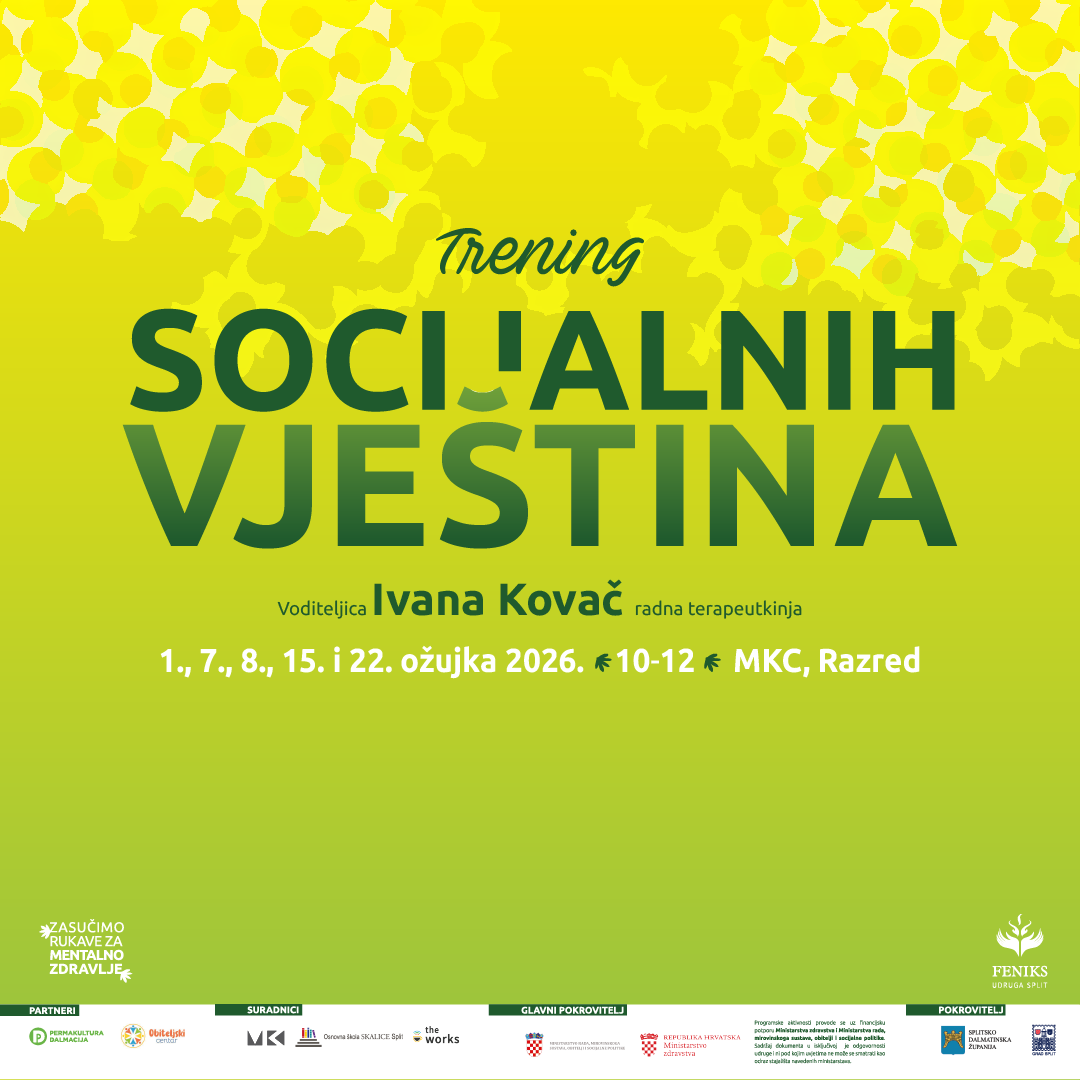 Trening socijalnih vjestina Udruga Feniks Split 2026