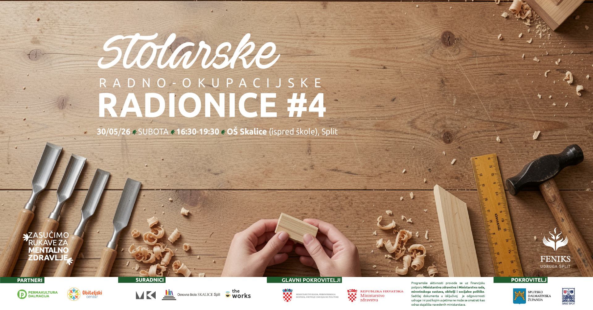 Stolarske radionice Udruga Feniks Split 2026