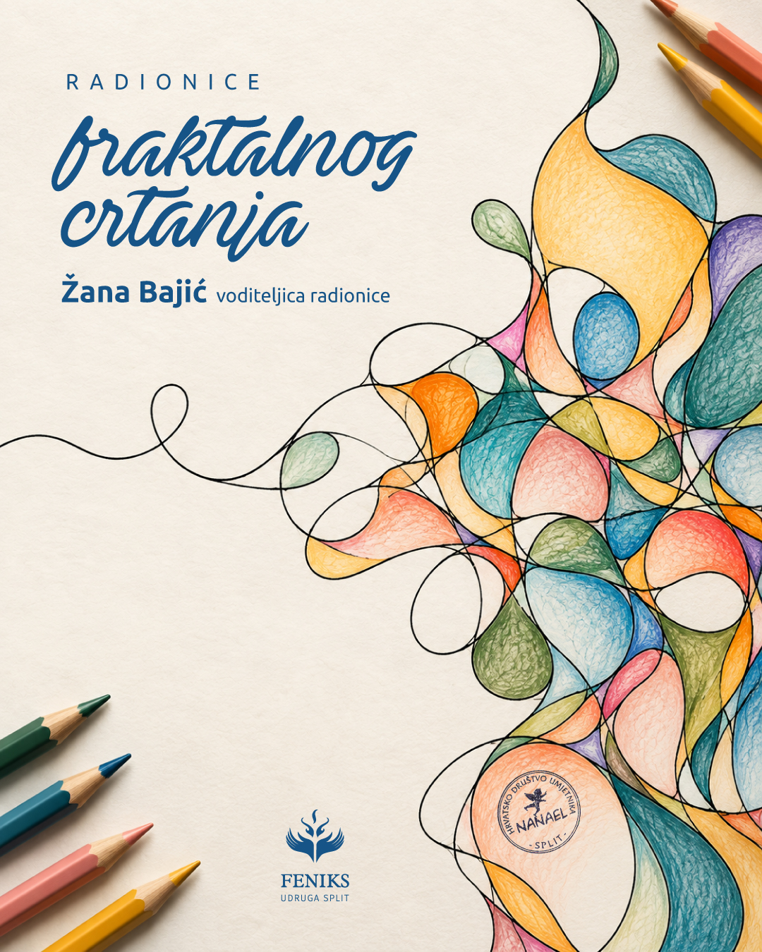 Radionice-fraktalnog-crtanja-objava-Udruga-Feniks-Split Žana Bajić